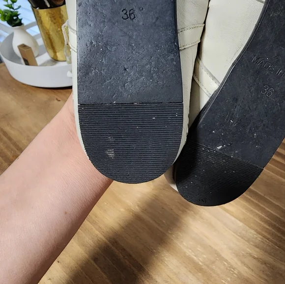 Free People, White, Summer flats, Size 36 - Picture 6 of 6